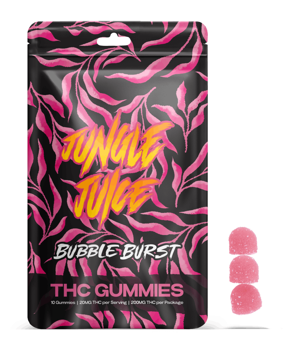 Photograph of product: Jungle Juice | Bubblegum | Gummy | 200mg