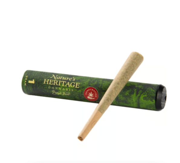 Photograph of product: Nature's Heritage Orange Biscuits 0.5g 2pk Prerolls