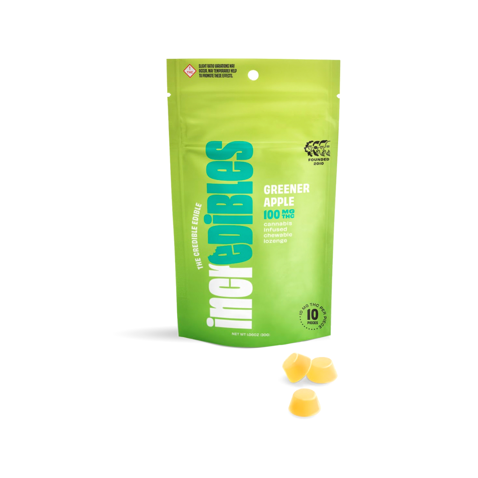 Photograph of product: Greener Apple Chewable Lozenges
