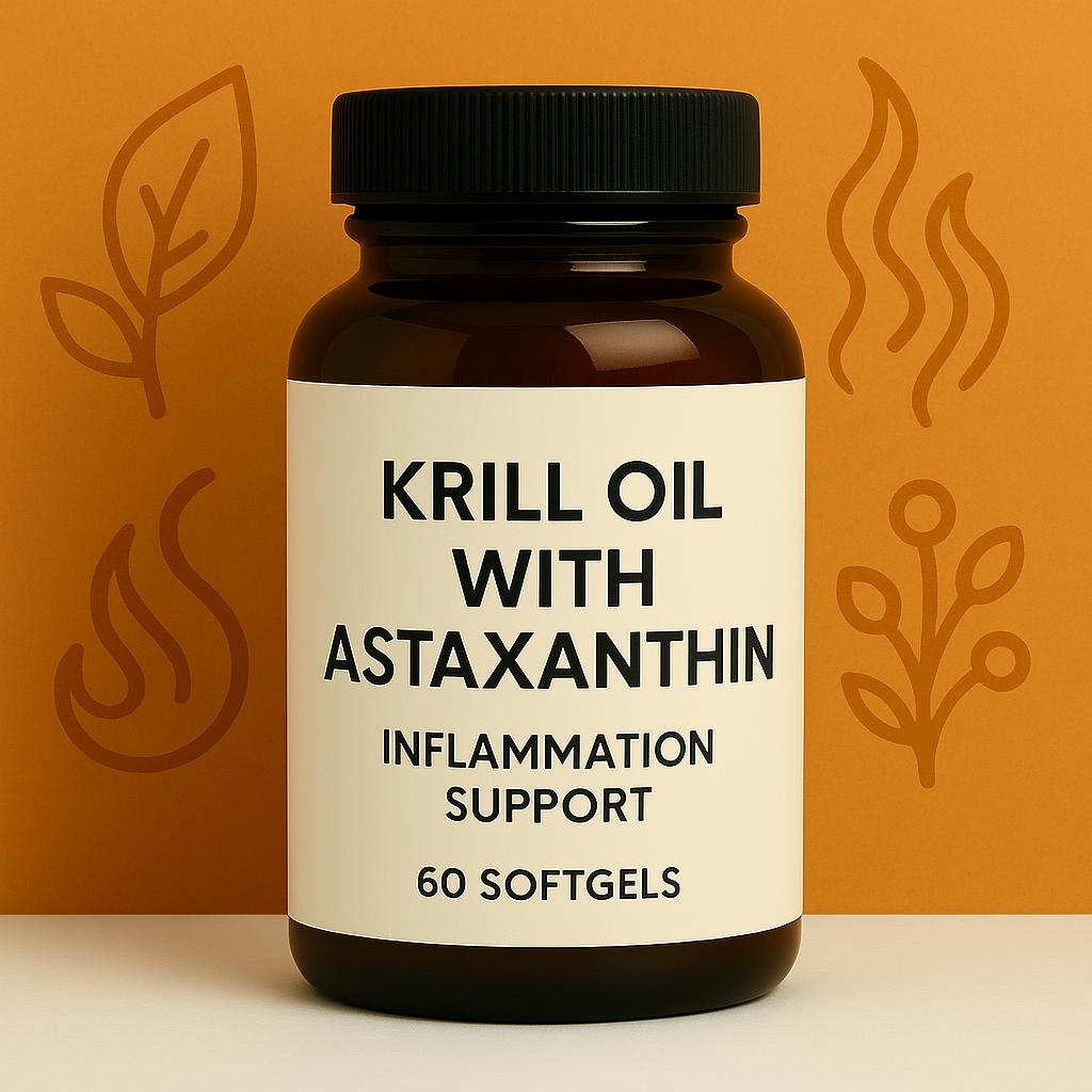 Photograph of product: Krill Oil with Astaxanthin - Inflammation Support