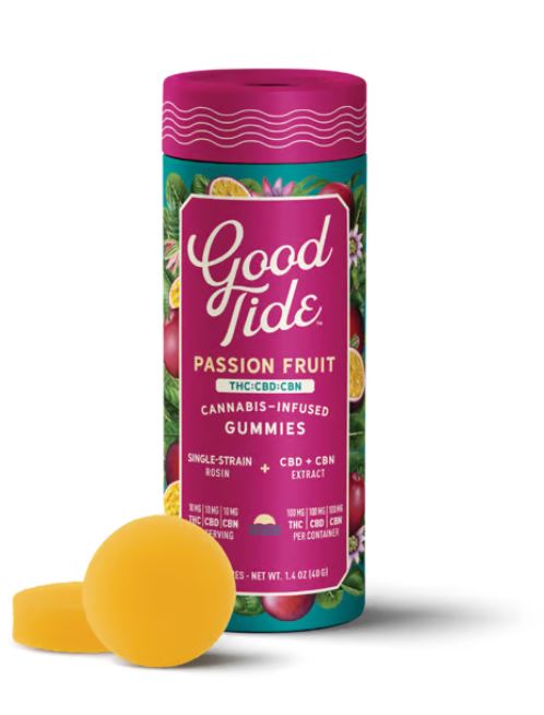 Photograph of product: 1:1:1 Passion Fruit au chocolat Rosin Gummies | 100mg