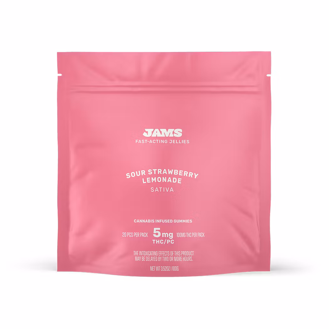 Photograph of product: Sour Strawberry Lemonade | 5mg 20pk
