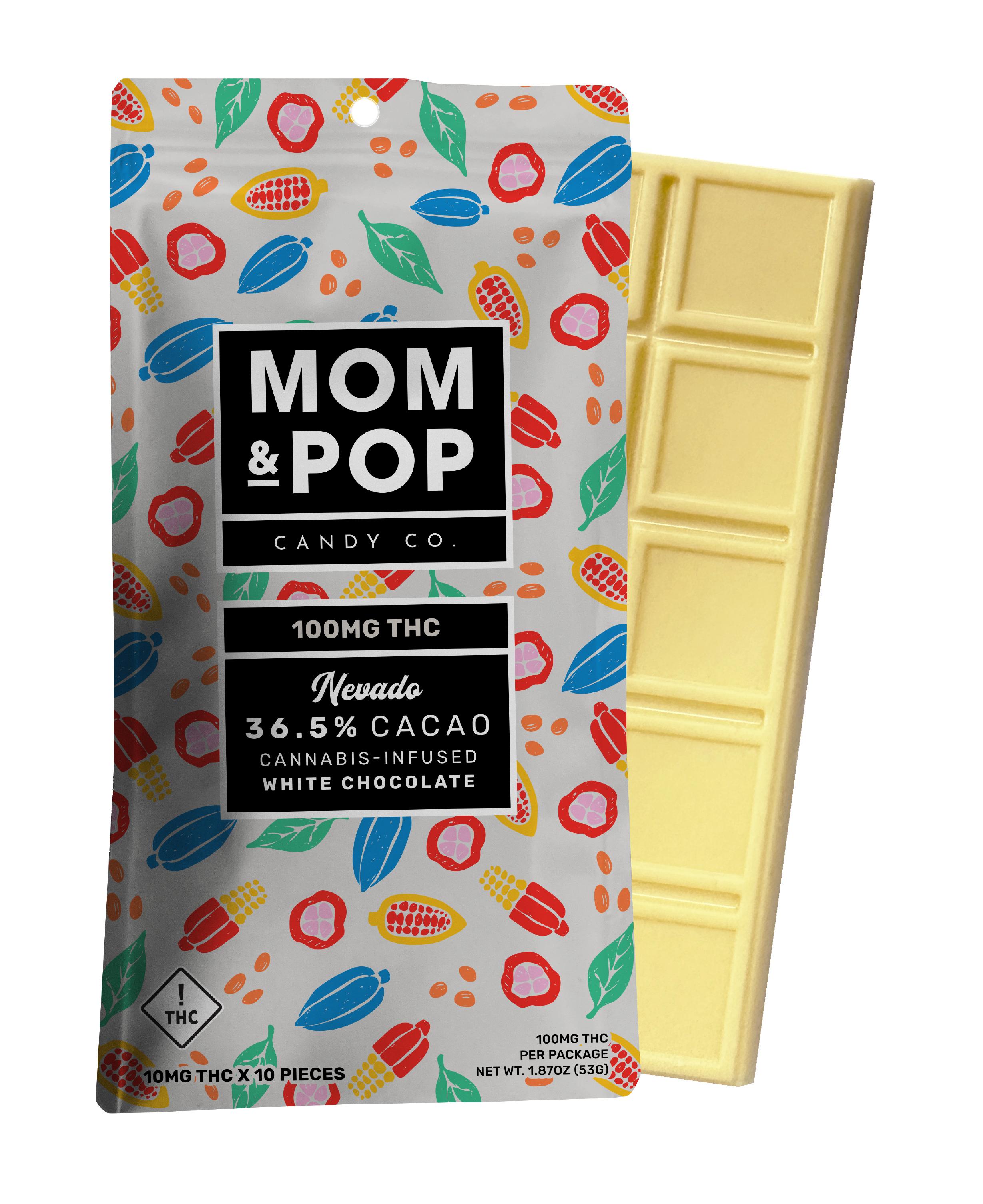Photograph of product: Mom and Pop White Chocolate (100mg)