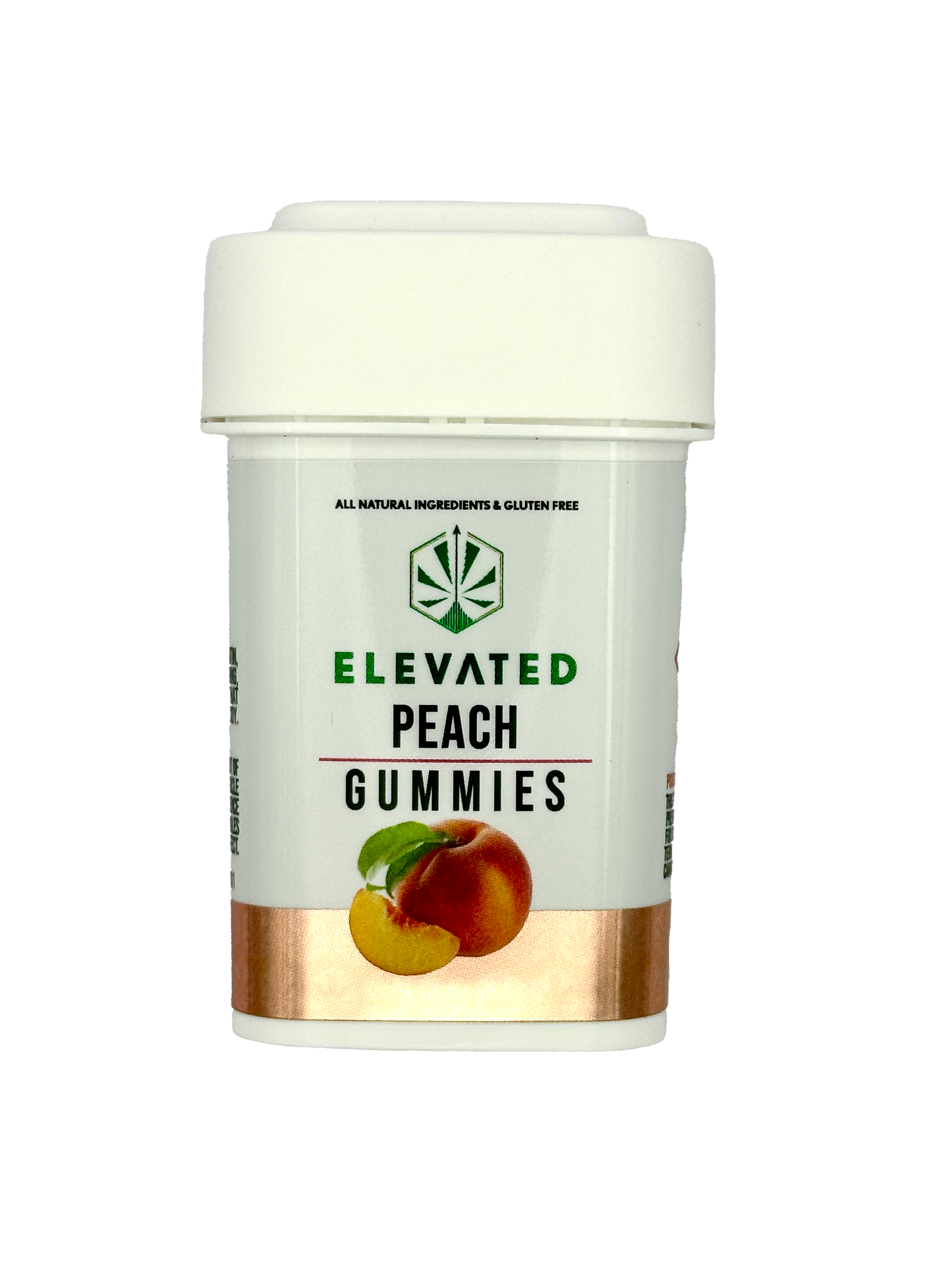 Photograph of product: Elevated - Gummies - 100mg - Peach (H)