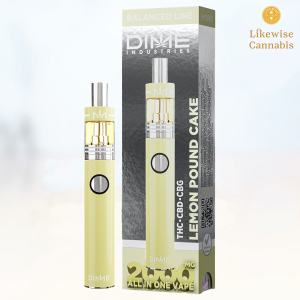 Photograph of Product: 2G LEMON POUND CAKE 1:1:1 THC:CBD:CBG DISPOSABLE