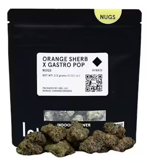 Photograph of product: 3.5g Orange Sherb x Gastro Pop Nugs - Lolo