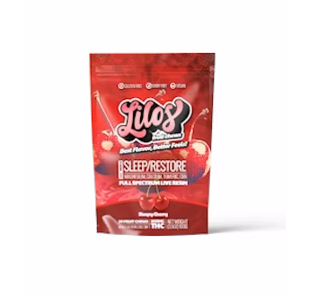 Photograph of product: Sleep/Restore l Sleepy Cherry TH-oui:CBD:CBN  1:1:1 | Live Resin Gummies 100mg - Chill