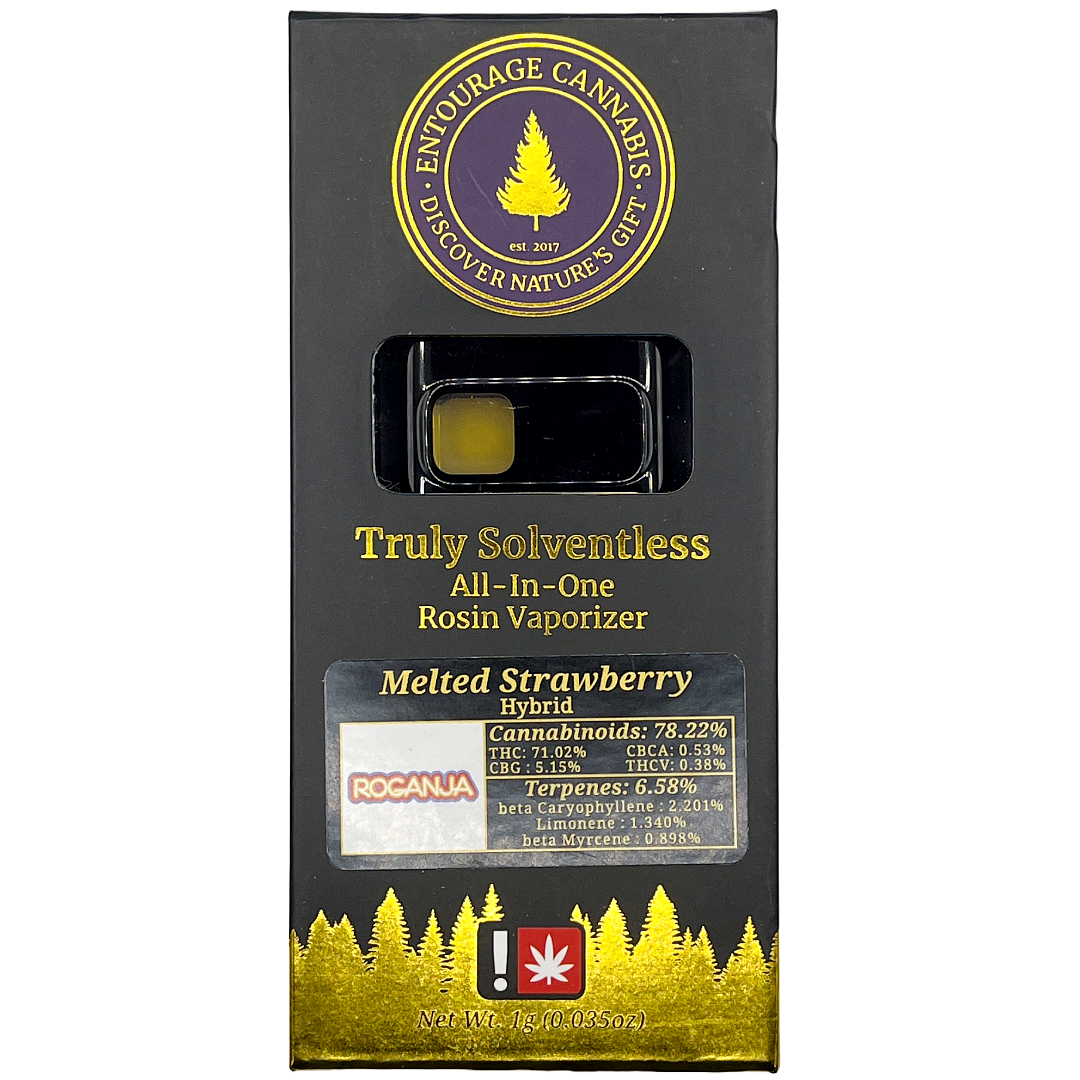 Photograph of product: CBD- Melted Strawberry 1G LRO Disposable (H)