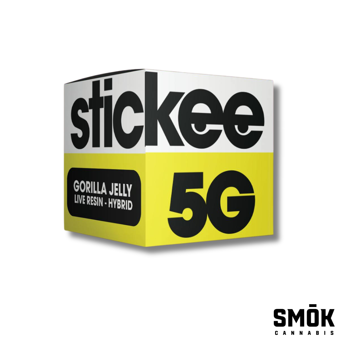 Photograph of product: Stickee Live Resin Hybrid Gorilla Jelly