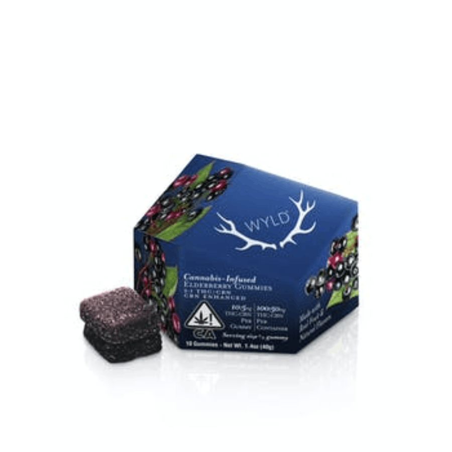 Photograph of product: Wyld Elderberry CBN Gummies (100mg)