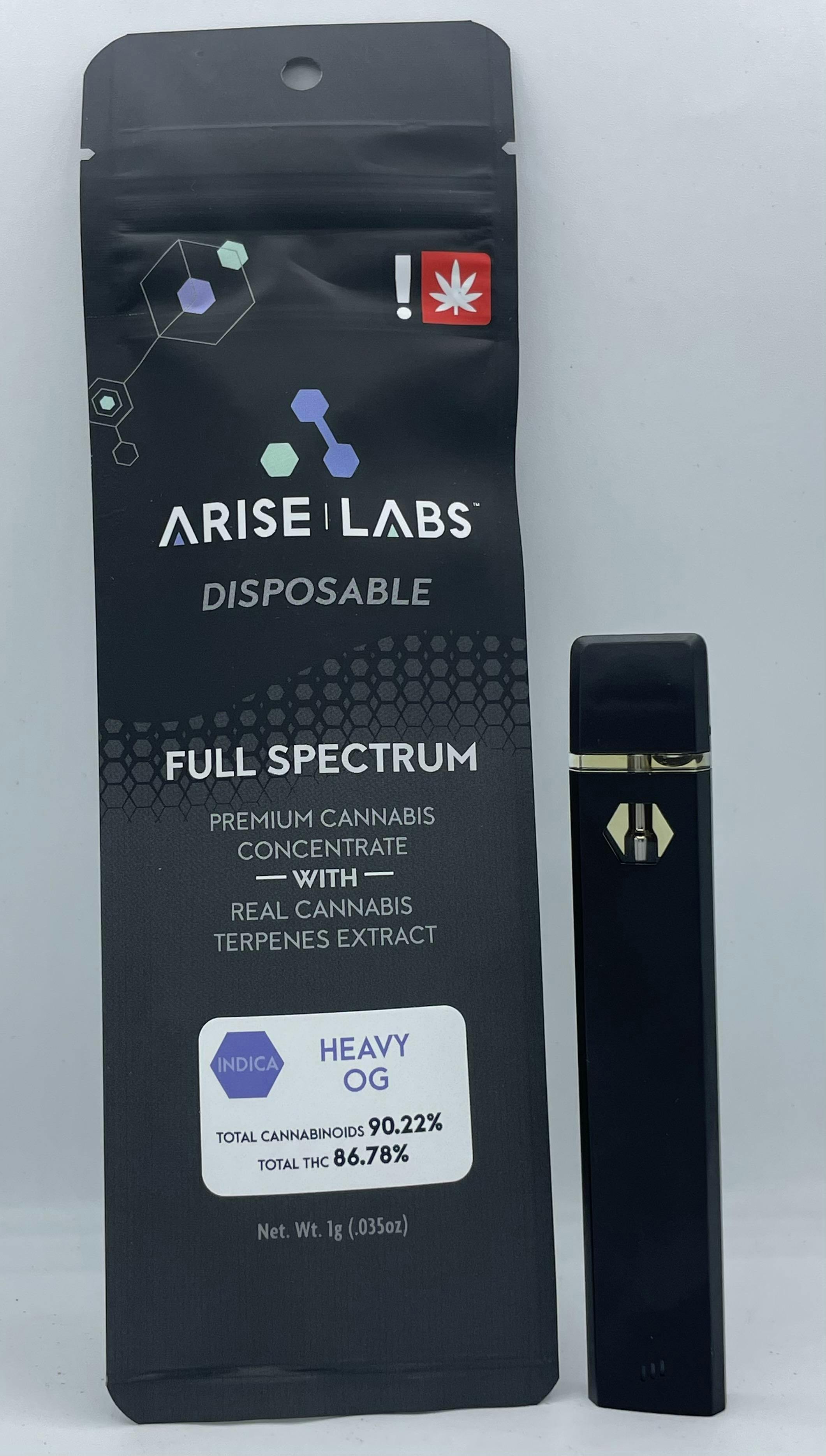 Photograph of product: Arise Labs All-In-One Heavy OG (Oui'd)