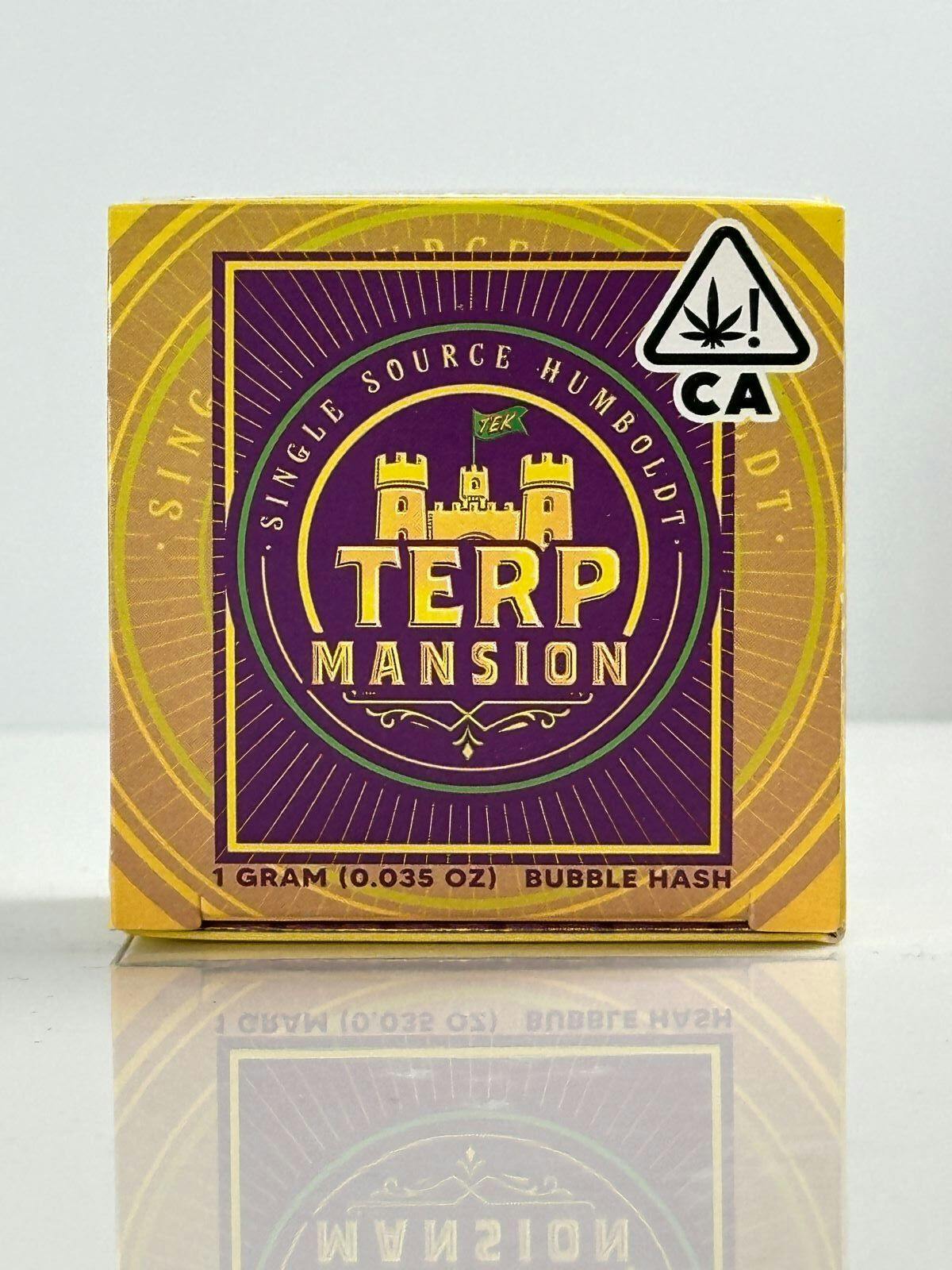 Photograph of product: Terp Mansion 1g Mint Jelly Bubble au chocolat