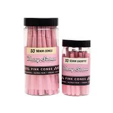 Photograph of product: Blazy Susan Pink Cone 98mm 50 count Jar