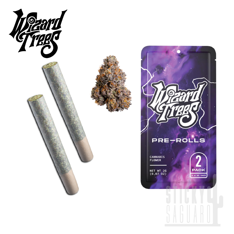 Photograph of product: Wizard Trees Pre-Roll New Yorker 2 Pk (S) 2g