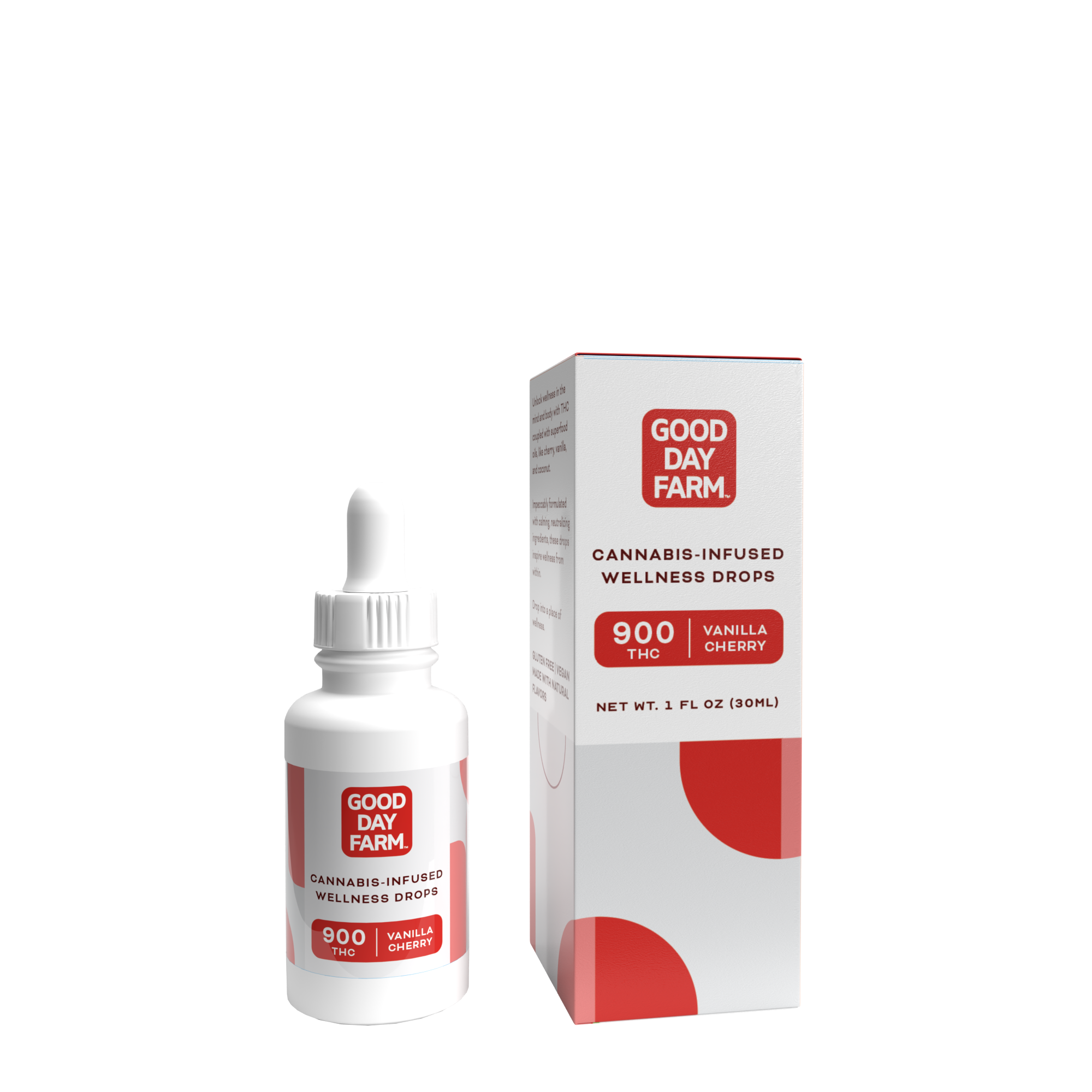 Photograph of product: VANILLA CHERRY | TINCTURE | 900MG