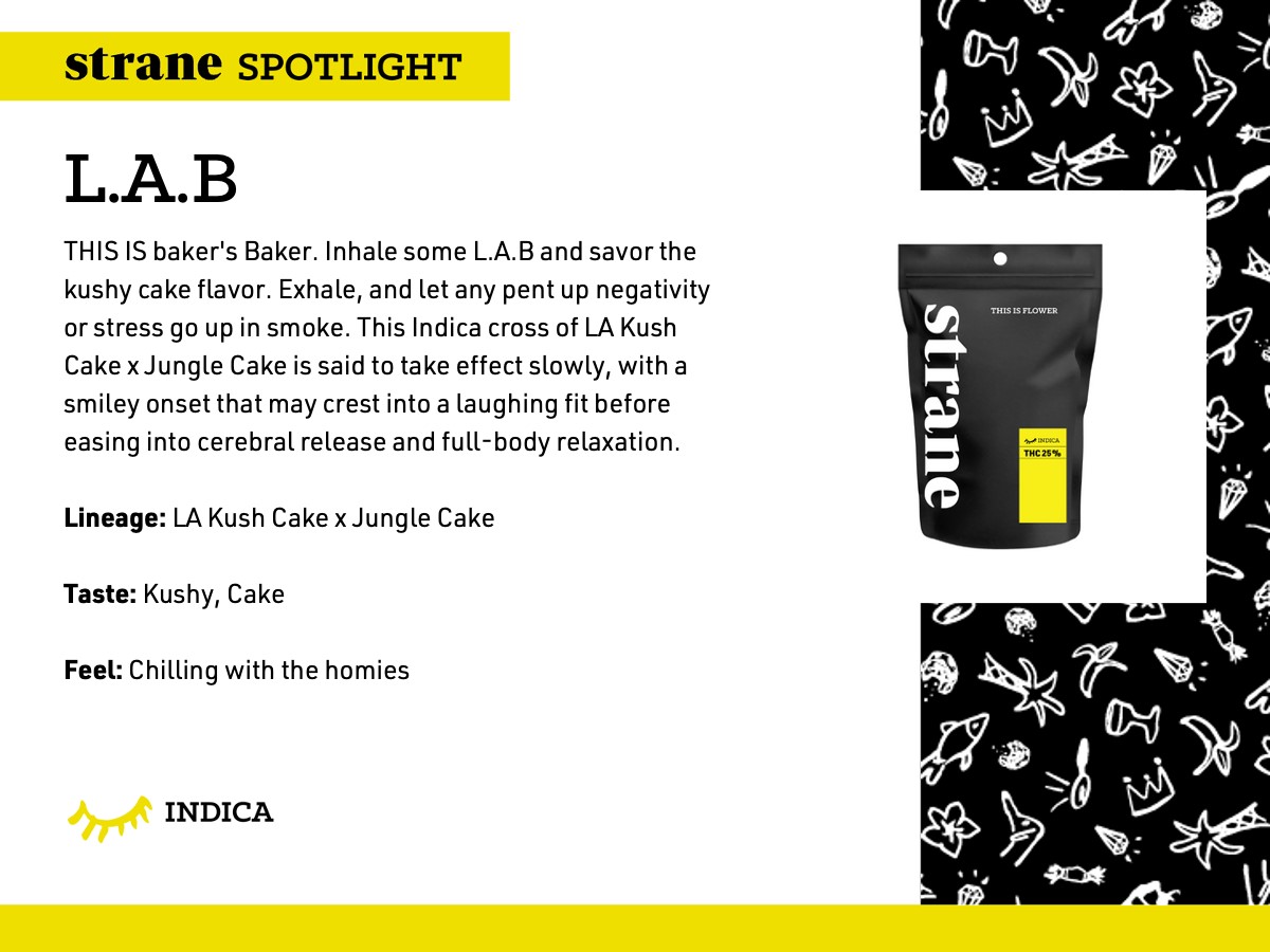 Photograph of product: STRANE Stash | L.A.B. | 7g smalls | Oui'd