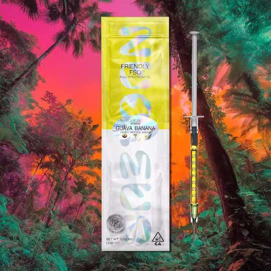 Photograph of product: Friendly Brand | Guava Banana - Hybrid - 1g Live NURESIN Applicator