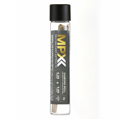 Photograph of product: MPX | Infused Pre-Roll | Diamond Roll | Lemondary | 1g