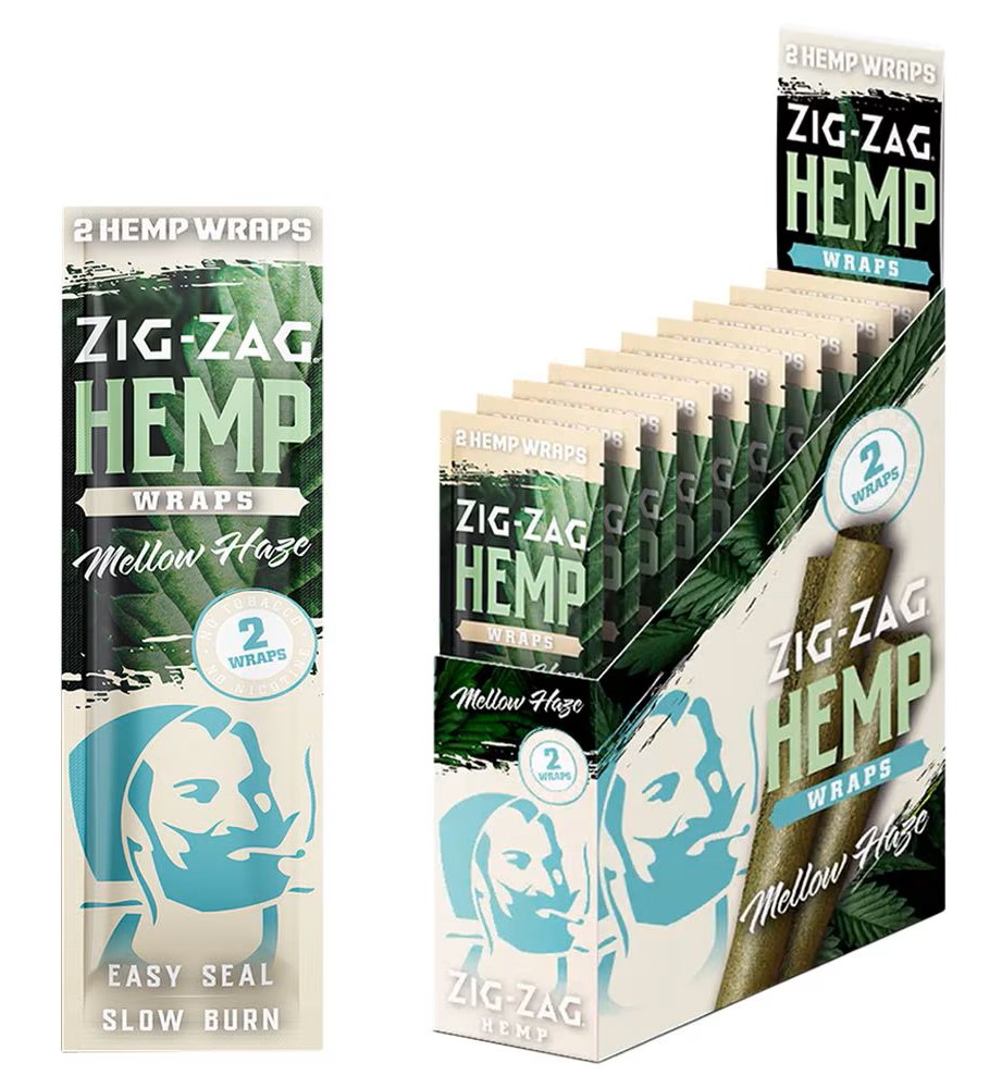 Photograph of product: Zig Zag Hemp Wraps 2pk/Mellow Haze