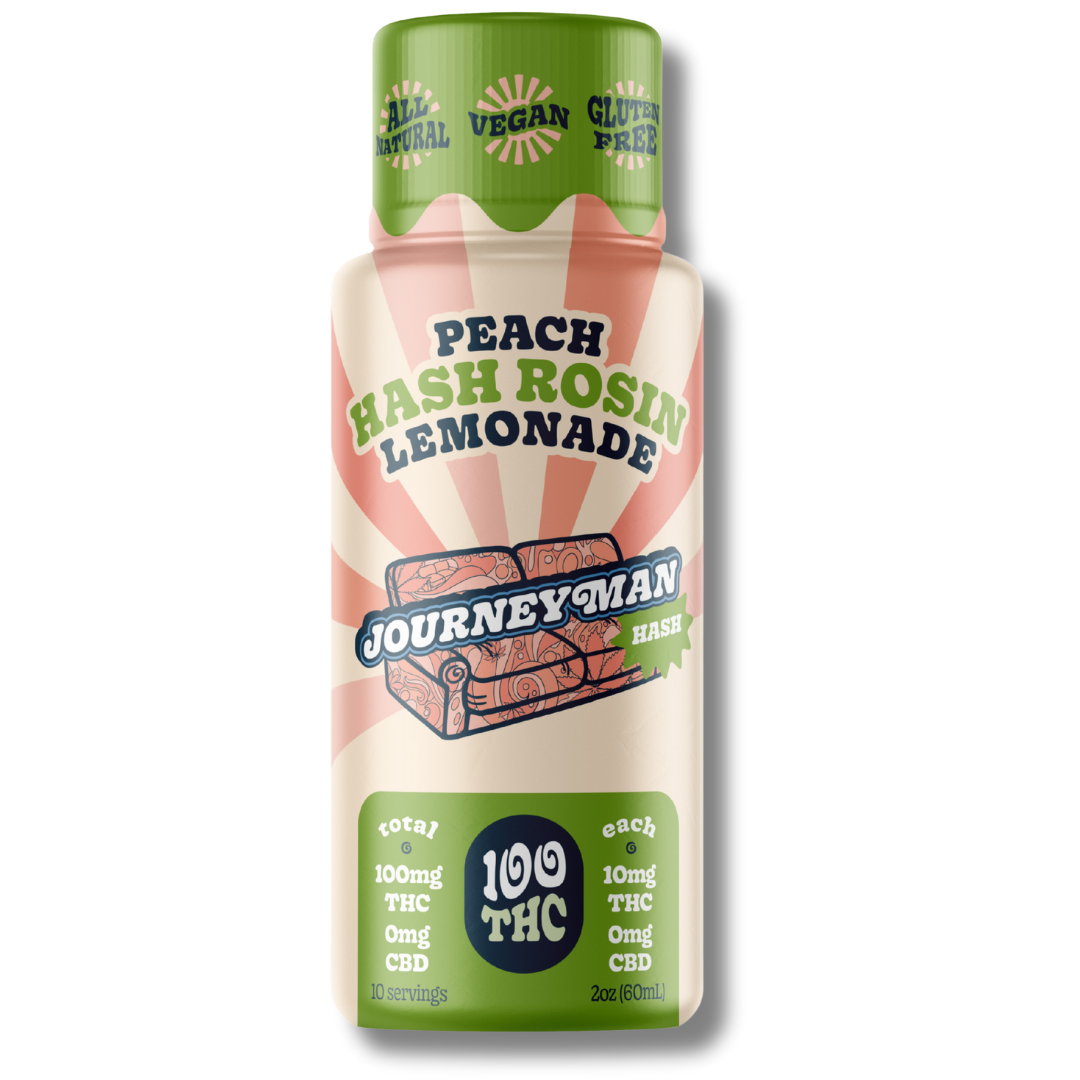 Photograph of product: Peach au chocolat Rosin Lemonade 100mg TH-oui Shot (Journeyman)