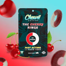 Photograph of product: Chewii - Rings - Gummies - Cherry - 200MG