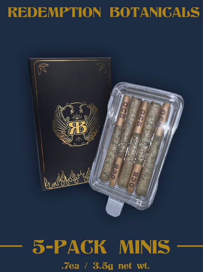 Photograph of product: Pablo's Revenge | Prerolls | 5pk 3.5g