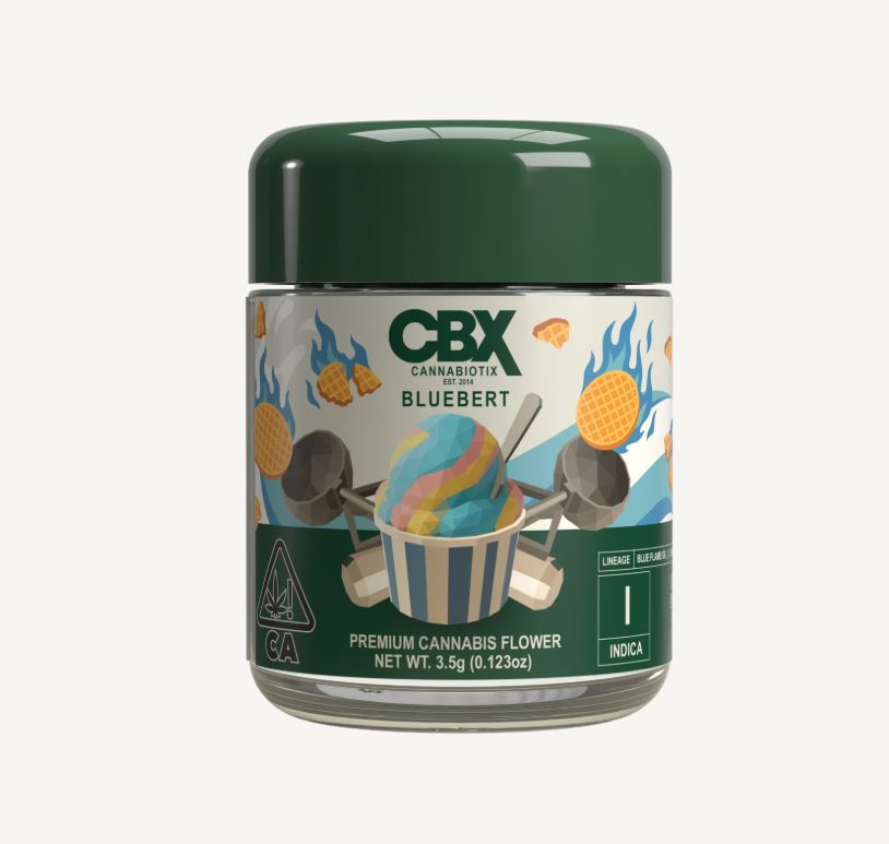 Photograph of product: BLUEBERT 3.5G - CANNABIOTIX
