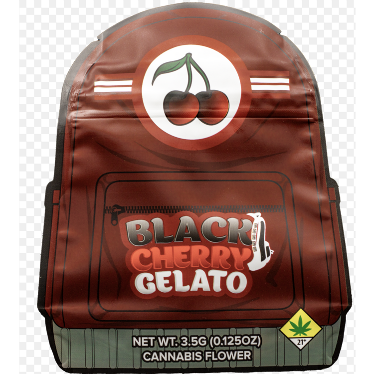 Photograph of product: Backpack Boyz: Black Cherry Gelato - 3.5g