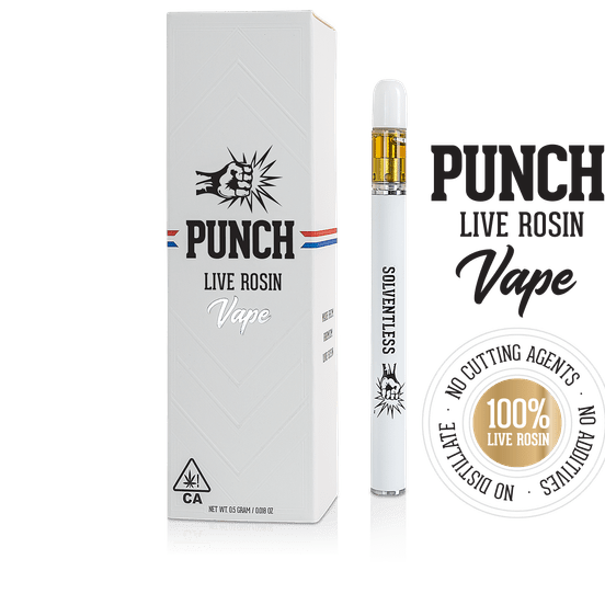 Photograph of product: G. Punch Extracts 0.5g TH-oui Live Rosin Disposable - Key Lime Pie (S) - 