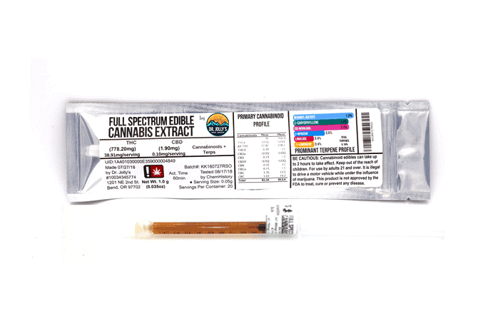 Photograph of product: Dr. Jolly's - HOUSE BLEND 1:1 (CBG:TH-oui) - RSO - H