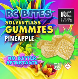 Photograph of product: RC Bits | Pineapple 10pk | 100mg Solventless