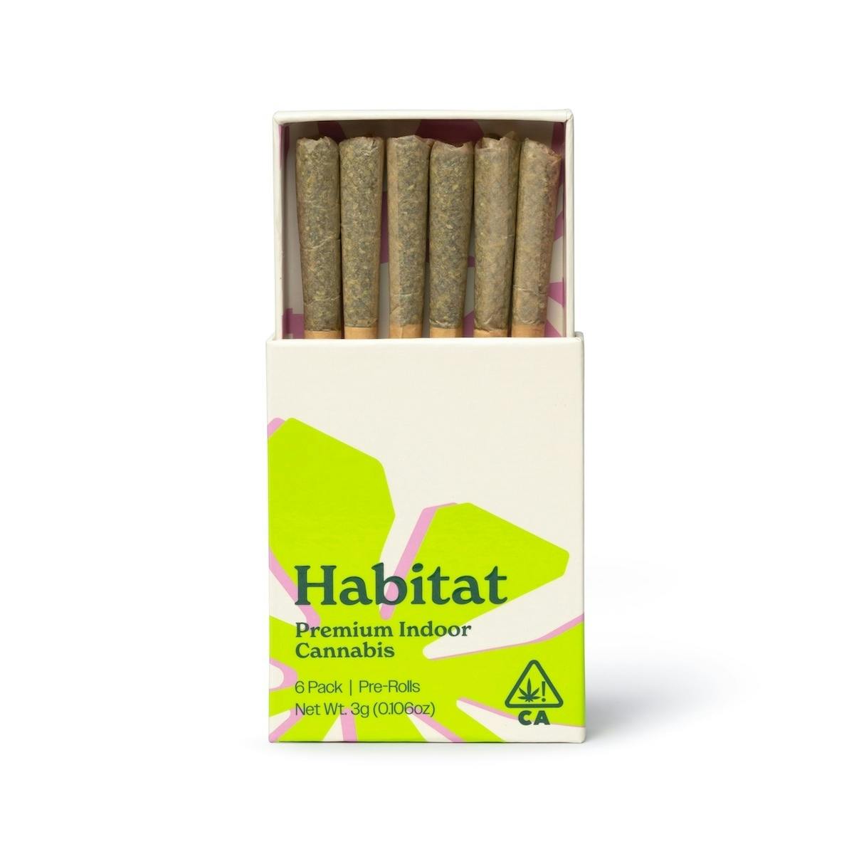 Photograph of product: Habitat - Preroll - Space Lemonade - 6 Pack