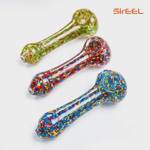 Photograph of product: 4.5" SirEEL Bulk Glass Hand Pipes | Assorted Colors