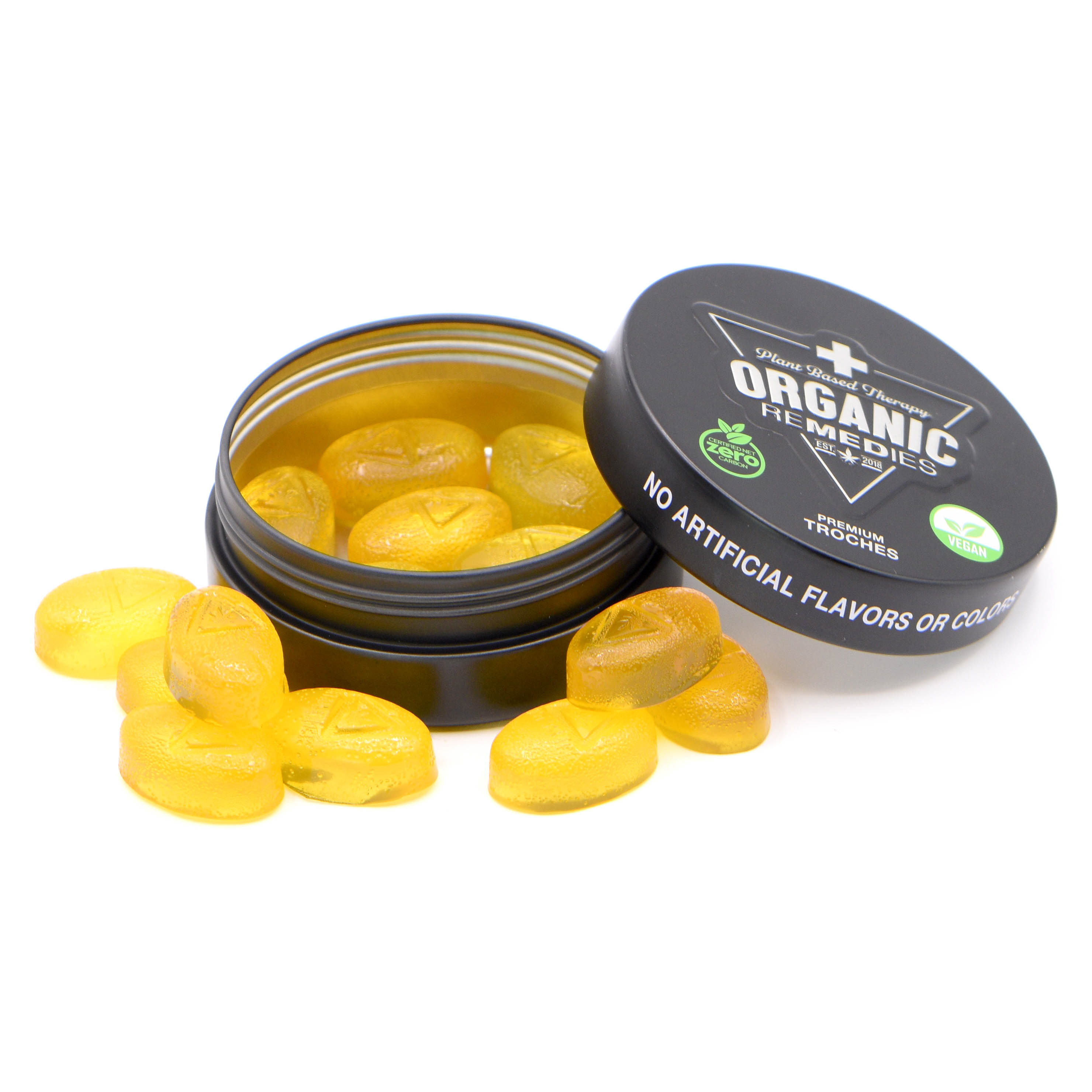 Photograph of product: Pineapple Troches 1500mg (15-Pack | 100mg Each)