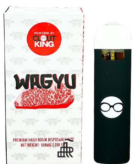 Photograph of product: AU Clout King: Wagyu (I) Live au chocolat Rosin Disposable