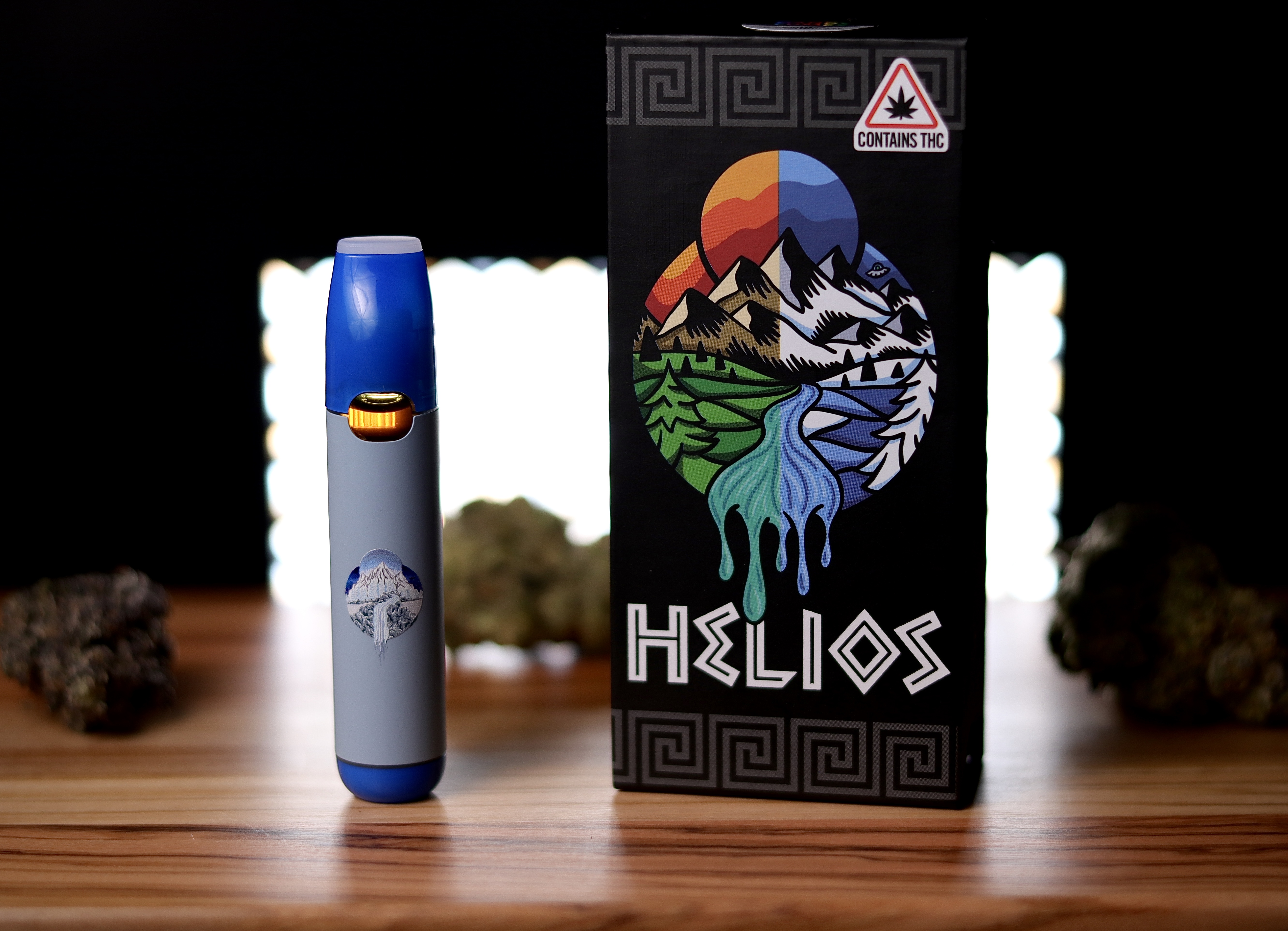 Photograph of product: Firefly x Helios Dayglow DISP. Live au chocolat Rosin Cart .7g