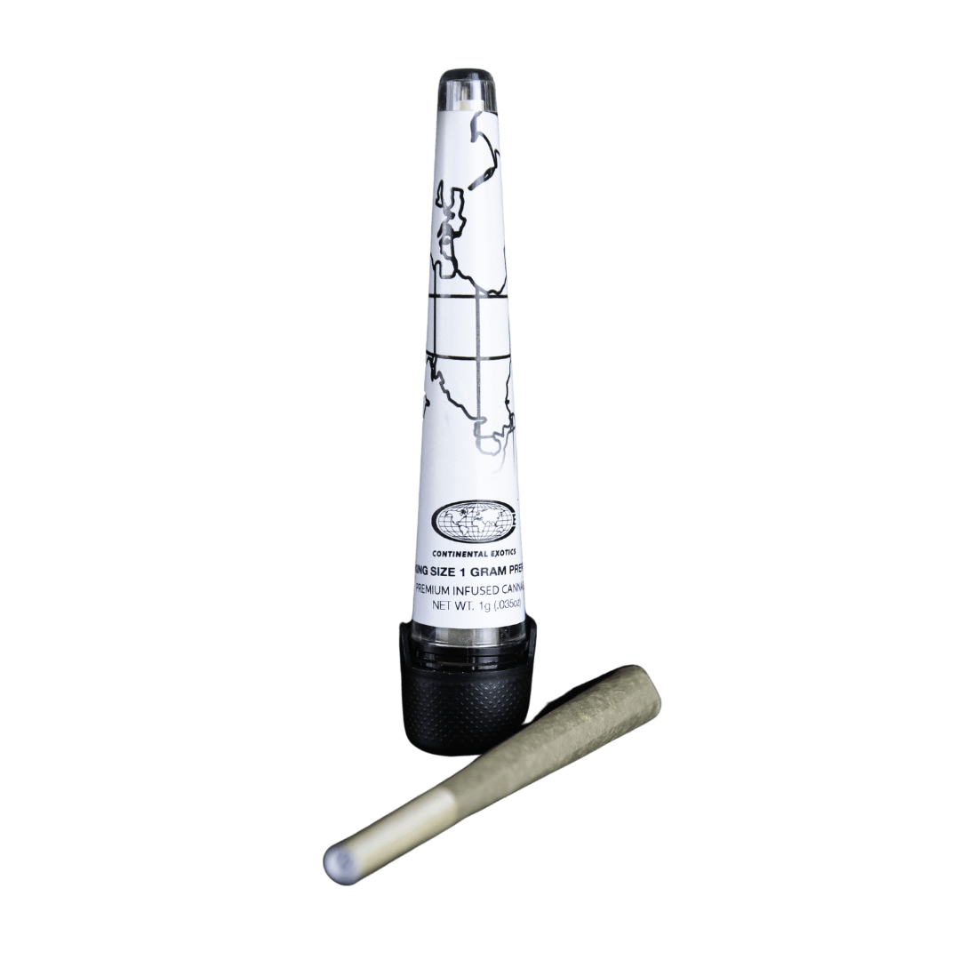 Photograph of product: Continental Exotics - White Dawg au chocolat Infused Preroll
