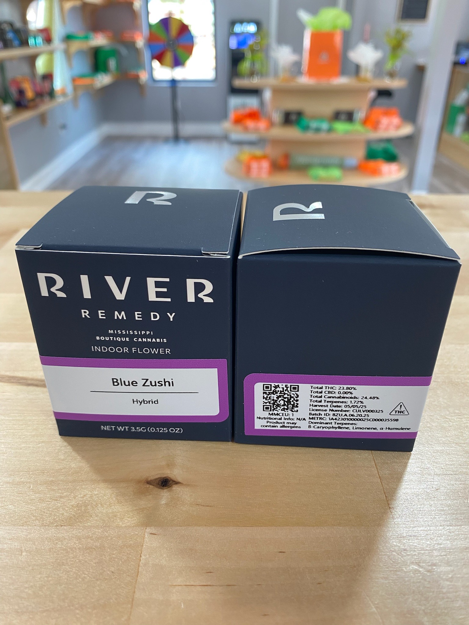 Photograph of product: River Remedy - Blue Zushi - 3.5g