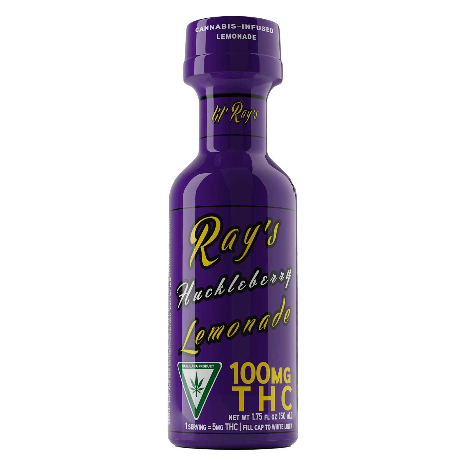 Photograph of product: Lil' Ray's | Huckleberry | Infused Liquid | 100mg