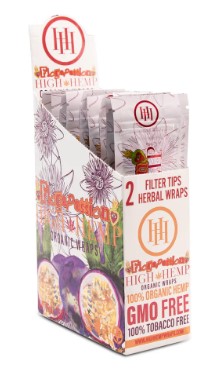 Photograph of product: High Hemp | Flora Passion Hemp Wraps 2pk