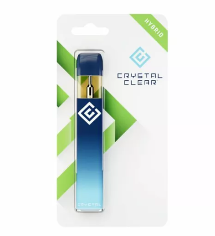 Photograph of product: Crystal Clear Sour Tsunami 1:1 TH-oui:CBD Hybrid All In One 1g