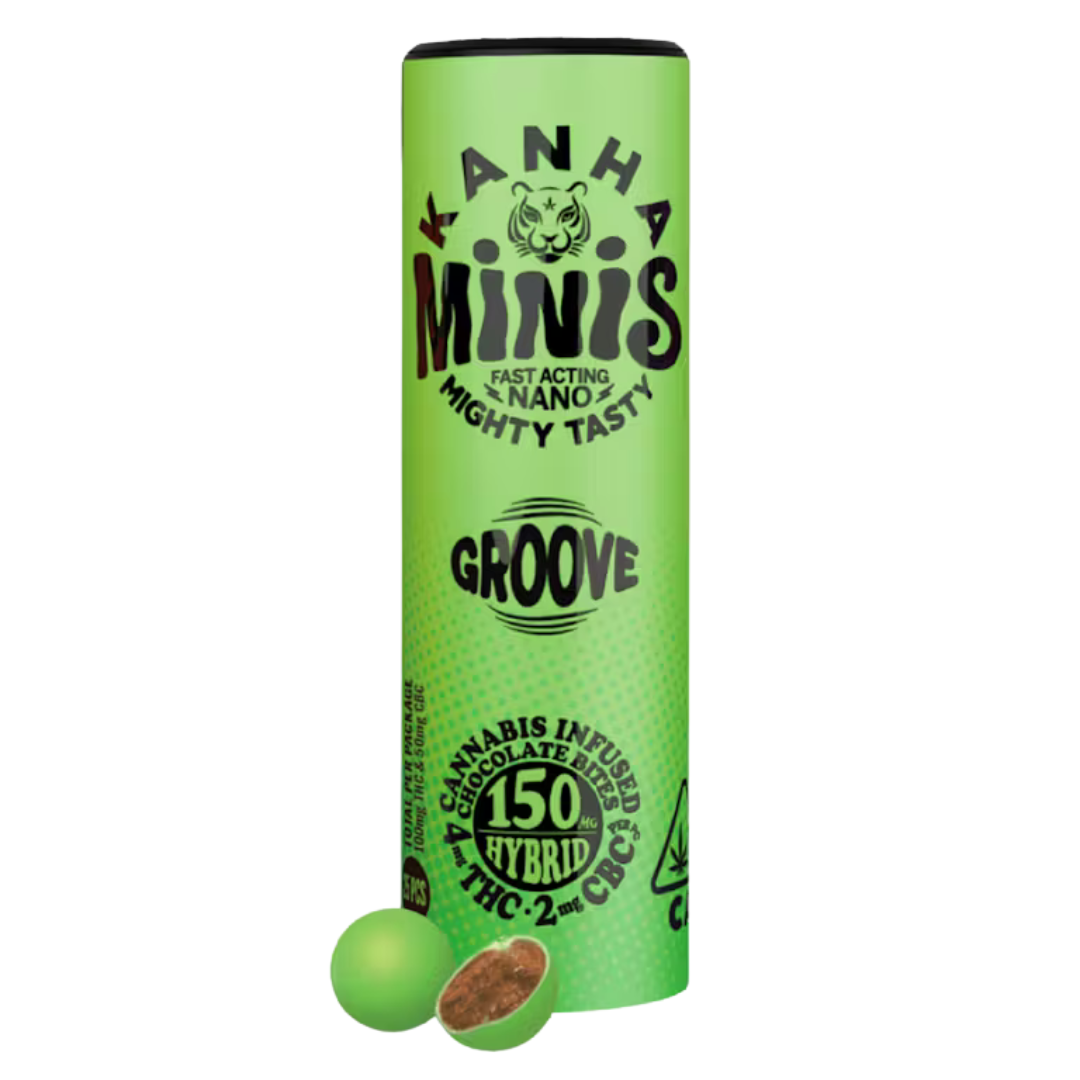 Photograph of product: GROVE CHOCOLATE CANDY COATED CHOCOLATE BITES (2:1 THC:CBC)