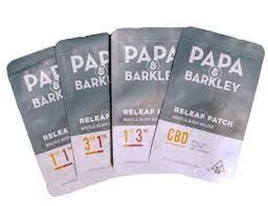 Photograph of product: Papa & Barkley - 1:1 Transdermal Releaf Patch - Papa & Barkley