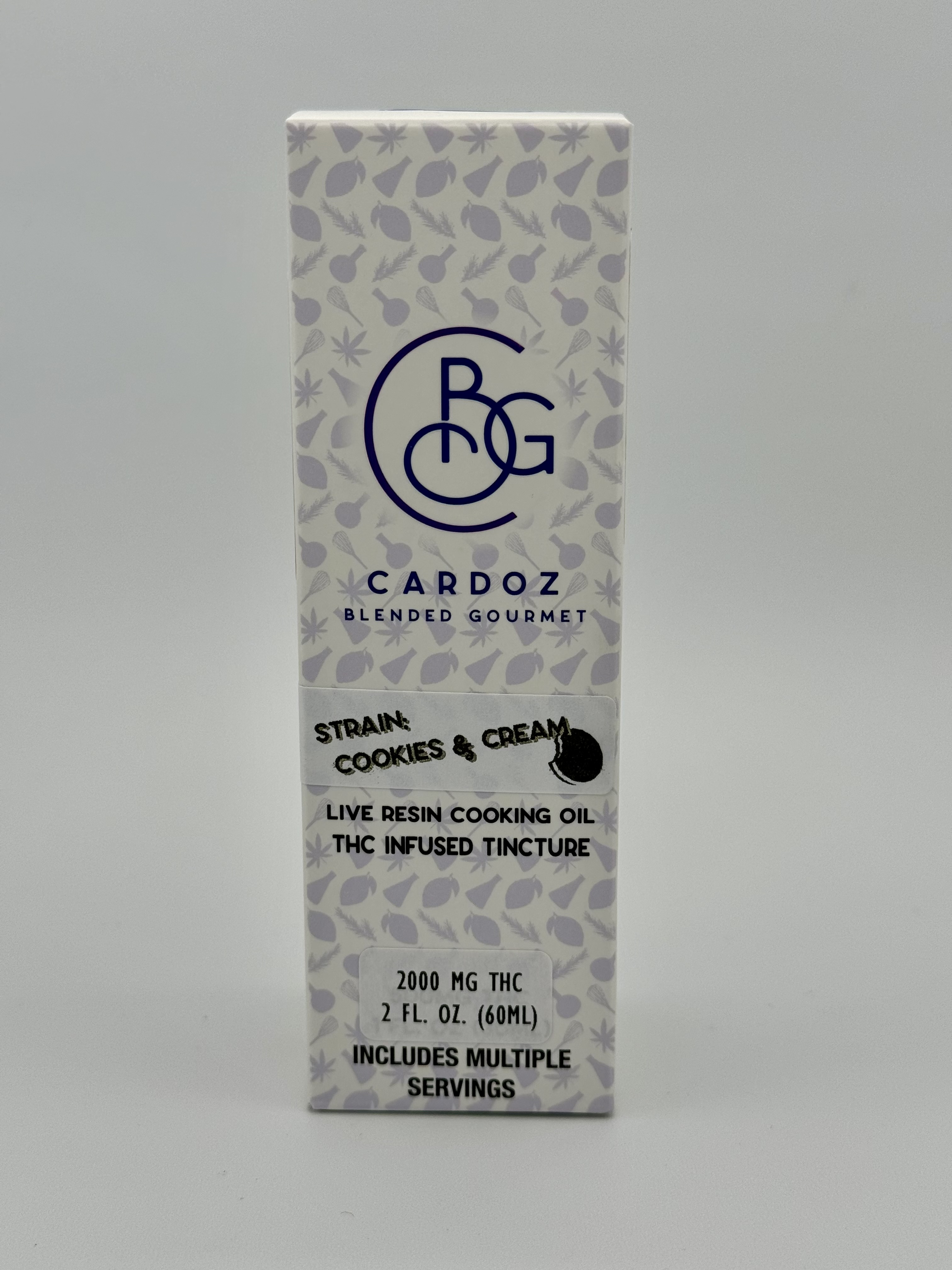 Photograph of product: Live Resin Cooking Oil 2000mg - Cookies and Cream