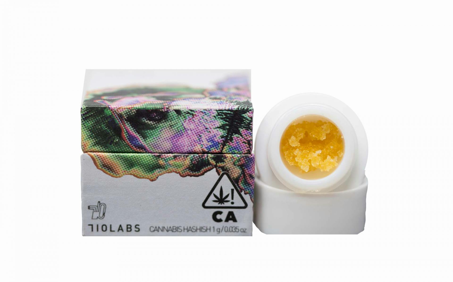 Photograph of product: 710 Labs - Rainbow Belts - 1G - Live Rosin Badder