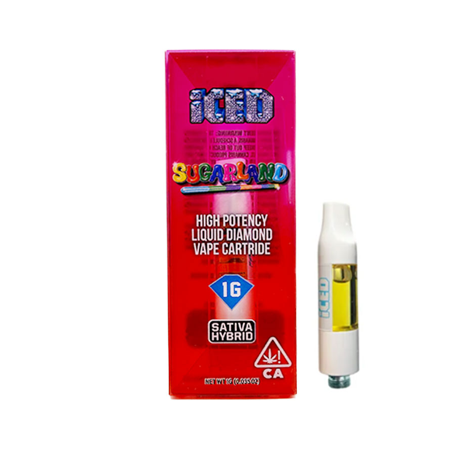 Photograph of product: Iced - Sugarland - 1g Vape Cartridge - Oui'd