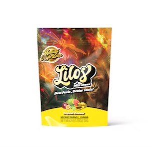 Photograph of product: Lilos Tropical Thunder (S) Fruit Chews 50mg 10pc