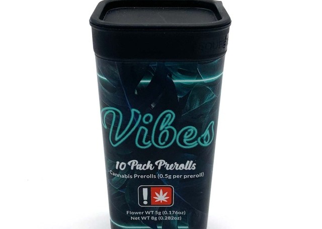 Photograph of Product: MERAKI - PREROLL - 10 PACK - HYBRID - AMALFI OG & SWISS WATCH