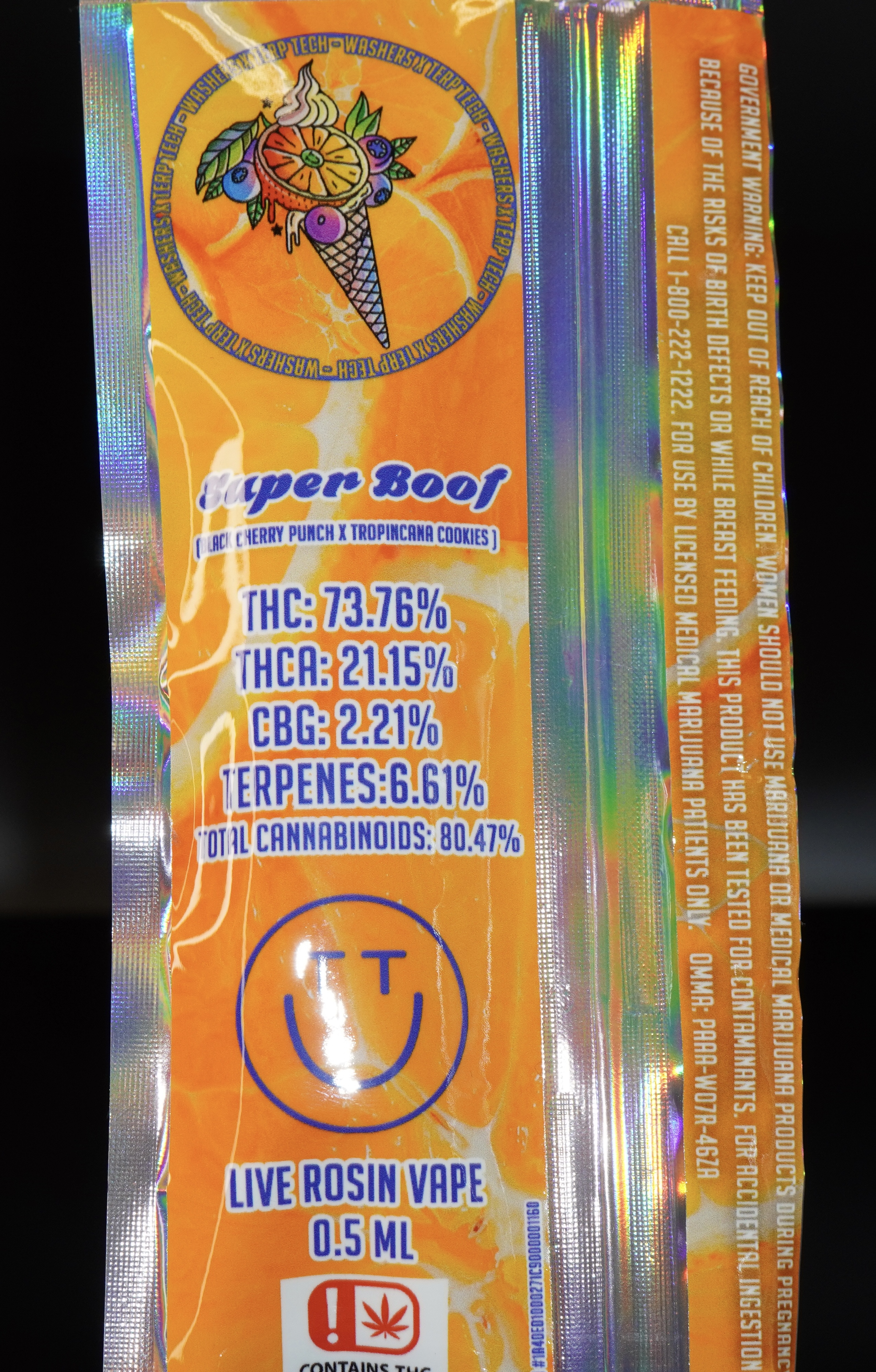Photograph of product: Washers - Superboof - Live Rosin Disposable