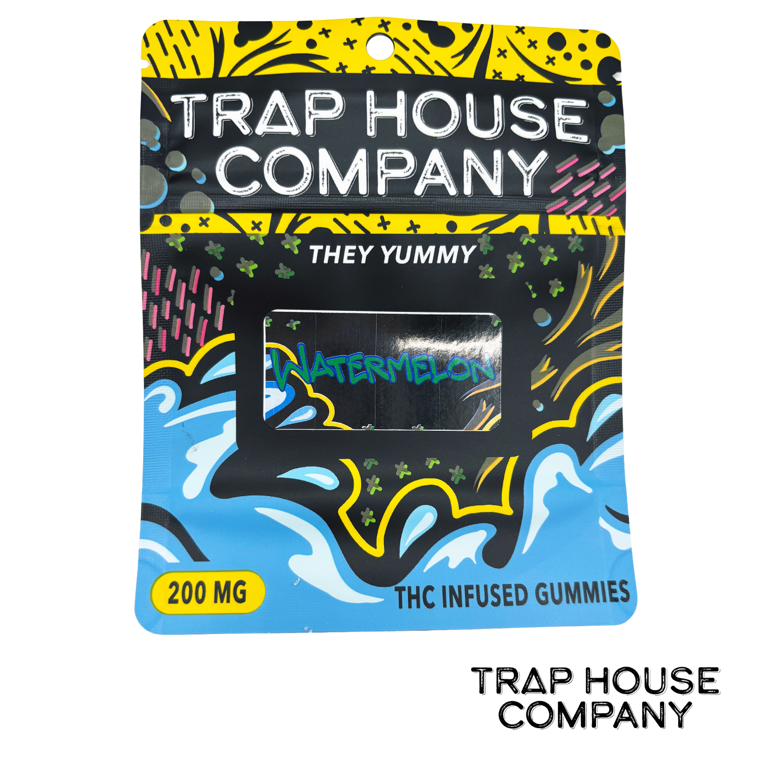 Photograph of product: Watermelon Trap Snax Gummies - 200mg